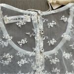 Doen Adalise Sea Salt White Lace Sheer Maxi Dress XS NWT Photo 6
