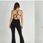 Meshki Back Cutout Jumpsuit - Black Photo 1