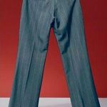 Sugar Lips Dress Pants In Pinstripe & Gray Photo 1