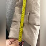 H&M Classic Beige Trench Coat Women’s Size L – Double Breasted Belted Jacket Photo 14