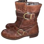 Paul Green  Emerson Brown Leather Moto Boots Women’s UK size 6 US size 8.5 Photo 2