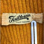 TAILTEANN Ireland Vintage Lambswool Turtleneck Sweater L Mustard Cozy 90's Retro Orange Size L Photo 4