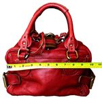 Chloé CHLOE Paddington Lock and Key Small Red Leather Padlock Bag With Dust Bag Photo 8