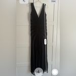 Tadashi Shoji Vintage Tadashi Velvet Gown in Black Size Medium Black Tie Evening Gown Wedding Photo 3