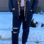 Abercrombie & Fitch Curve Love Ultra High Rise Ankle Straight Jeans Photo 0