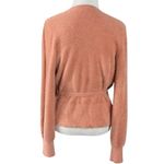 Madewell  Balloon Sleeve Wrap Sweater in Burnished Blush Small Dainty Retro 90s Photo 5