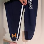 Mayfair The Label Butterfly Be The Effect Navy Sweatpants Blue Size M Photo 6