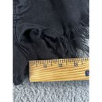 Aphrodite Womens Black Denim Shorts Medium Distressed Fringe Raw Hem High Rise Boho‎ Party Photo 5