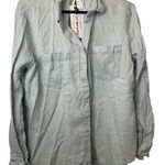 FOR THE REPUBLIC  Women's Roll-Tab Sleeve Tencel® Button-Up Shirt NWT Photo 0