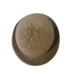 Vintage Italian Made For Thalhimers Knitted Fedora Hat Bucket Brown Photo 2