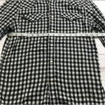 Levi's Levi’s Womens Navy Blue Slim Fit Gingham Long Sleeve Button Front Shirt Size S Photo 5