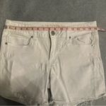 American Eagle  Outfitters Women's White Denim Shorts size 12 Photo 5