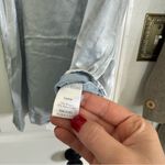 Pj Harlow  silver satin Pajama set Laura and Mikel Photo 3