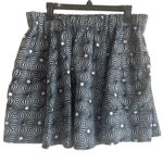 Free People Free People Size Large So Much Sun Skirt black combo mini skirt Photo 0