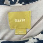 Anthropologie  Maeve Scrollwork Blue White Printed Tribal Sleeveless Maxi Dress Photo 6