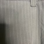 Ganni  Womens Black Green Pinstripe Barrel Pants Size 46 US 16 Photo 2