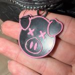 Jeffree Star Black Cosmetic Bag with Pink Pig Charm Shane Dawson Sold Out Photo 5