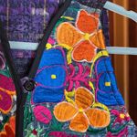 VTG GUATEMALAN PURPLE FLORAL EMBROIDERED VEST Size Large Photo 4