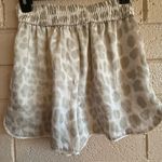 ZARA  Tan and White High Waist Shorts size XS Photo 0