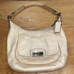 Coach  Kristin Leather Shoulder Bag Champagne/Light Pink Photo 0