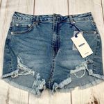Love Tree Denim Shorts High Waist Distressed Cut Off Jean Shorts NEW Sz L Photo 1