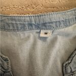 Short Sleeve Denim Dress Blue Size M Photo 2