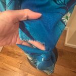 Vintage Maier Specialty Shope Honolulu Hawaiian Halter Maxi Dress Blue Size 8 Photo 7