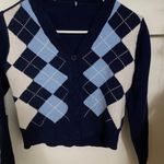 Brandy Melville argyle cardigan sweater Photo 0