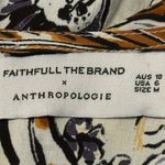 Anthropologie Faithful the Brand x Chloe Midi Dress long sleeve deep VNeck cut 6 Photo 8