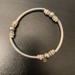 Nine West Silver Beaded Stretch Bracelet Photo 4