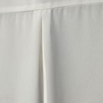 DKNY  Piped-Trim Tie Detail Button-Up Blouse Women's XS White/Black Long Sleeve Photo 9