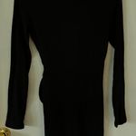 Aerie Long Sleeve Black Dress Photo 3