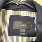 J.Crew Lady Jacket, Navy Wool With Ruffles Size 6 Style F6066 Photo 8