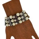 Lia Sophia  Classique Pearl Rhinestone Stretch Bracelet Photo 1