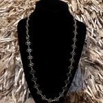 Tory Burch NWOT  Silver Necklace; 30” Photo 0