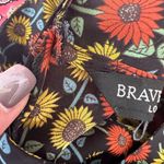 Brave Soul London Sunflower Floral High Neck Faux Wrap Blouse Fall Season M Photo 7