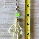 Handmade big skull goth grunge punk funky Halloween phone charm/keychain/bag charm/car decor/display 🖤💀 Photo 3