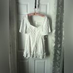 Showpo. Fancy A Spritz Square neck Mini Dress Embroidery floral babydoll size 8 Photo 9