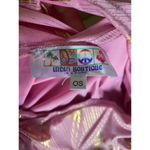 India Boutique Mini Dress Metallic Tie Back Halter Festival Summer Wedding Event Pink Photo 9