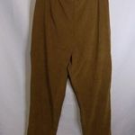 R & K  Brown Suede Like Wide Leg Dress Pants Womens Sz 14W Trousers Career Office Photo 0