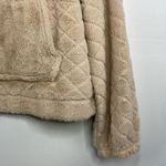 No Boundaries  Faux Fur Pullover Sweatshirt Long Sleeve 1/2 zipper XXL Photo 6