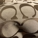 Coach  Poppy Stylish Tan Designer Tote Bag Photo 8