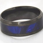 Blue Stainless Steel Band Photo 0