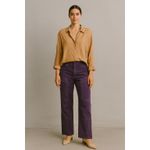 Tuckernuck SEA New York Kali Quilted Ankle Pants Eggplant Purple 4 Quiet Luxury Photo 9