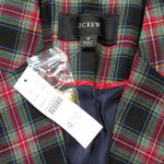 J.Crew NWT Shrunken Blazer in Red Green Black Stewart Tartan Plaid Wool Jacket 8 Photo 5