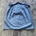 Blue Rain  Women's Light Blue Elastic Waist Tie Ruffle Skirt Sz Small Photo 4