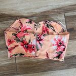 LF  orange floral bralette top Photo 3