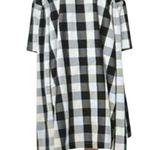 Veritecoeur Black White Gingham Cotton Dress One Size Size undefined Photo 0