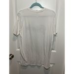 Bella Canvas Women Blonde Band‎ Tee Large T-Shirt Top White Concert 80s Y2K Photo 2