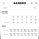 Sandro Space Tweed Wide Leg Textured Shorts Size 42 Photo 15